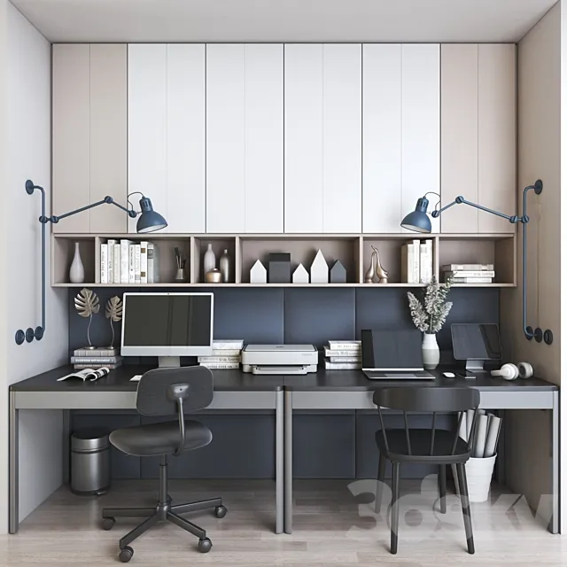 Workplace 144 3D Model