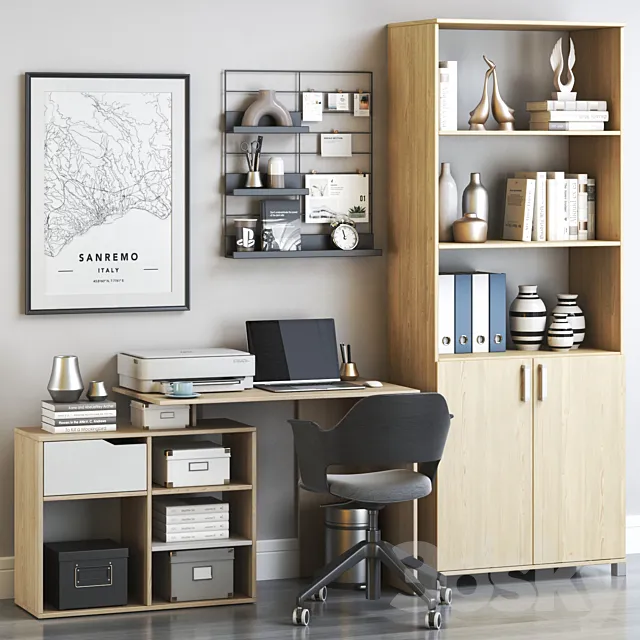 Workplace 172 3D Model