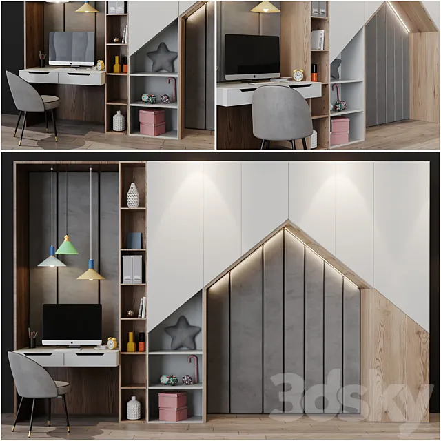Workplace 22 3D Model