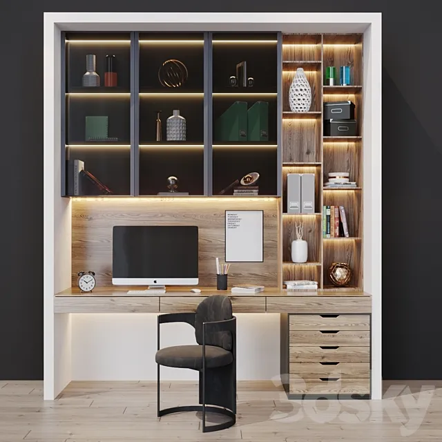 Workplace 26 3D Model