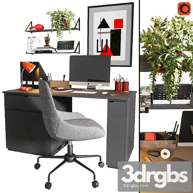 Workplace 2_2 2 3D Model Free