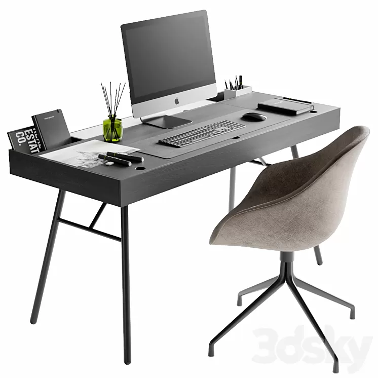 Workplace 3D Model Free