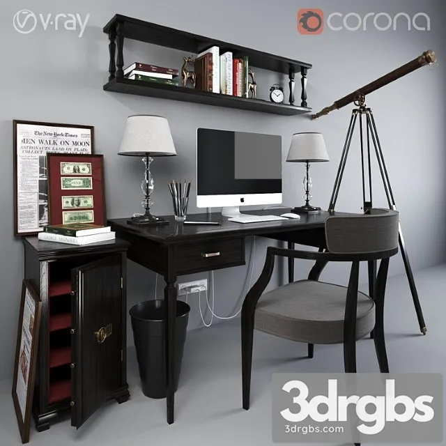 Workplace 4 3D Model Free