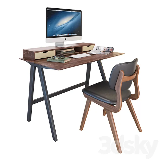 Workplace 4 3DModel