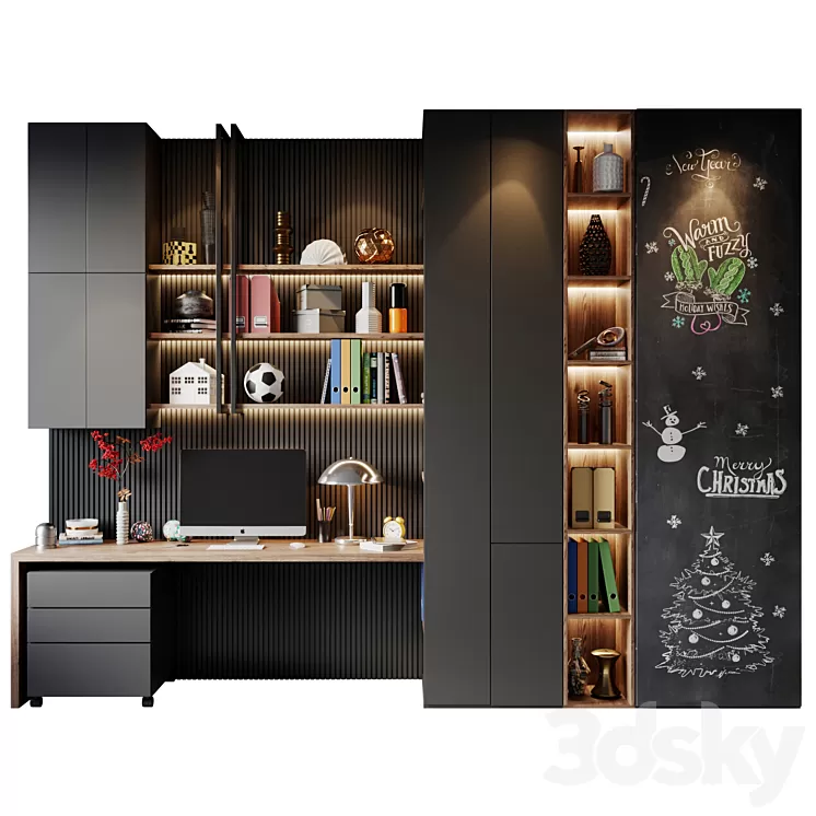 Workplace 41 3D Model