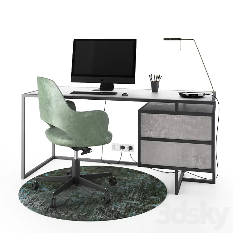“Workplace “”Baxter””” 3D Model
