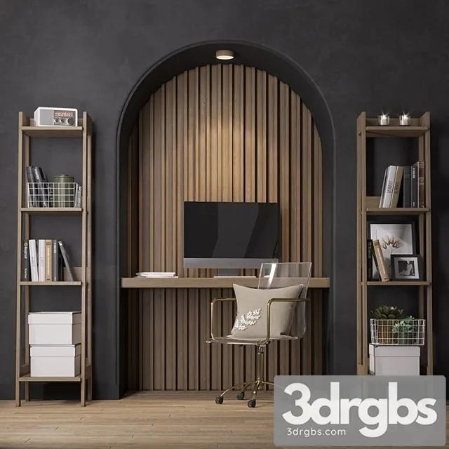 Workplace №3 2 3D Model Download