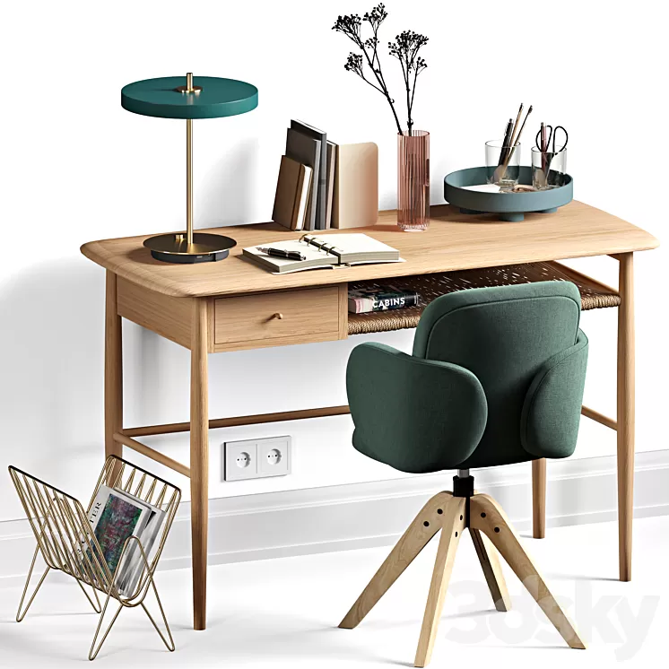 Workplace la redoute interieurs 02 3D Model