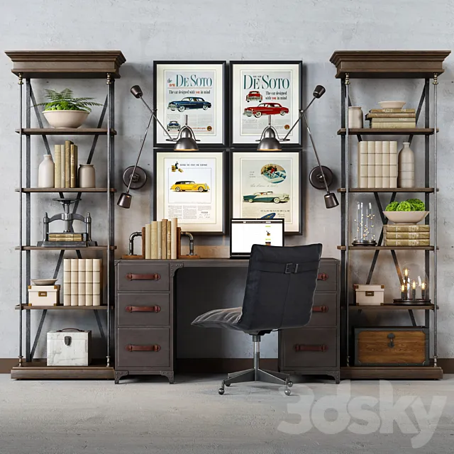 Workplace RH 3D Model