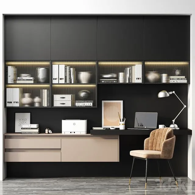 Workplace VERSO by Mobenia 3D Model