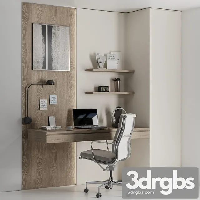 Workplace016 3D Model Free