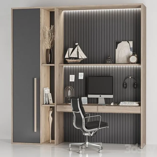 Workplace02 3D Model