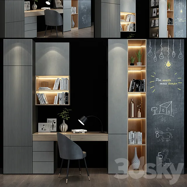 Workplace_023 3D Model