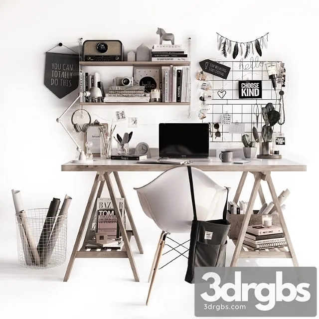 Workplace_2_3 2 3D Model Free