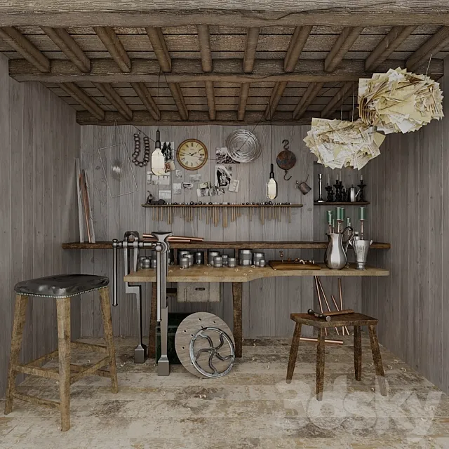 workshop 3D Model