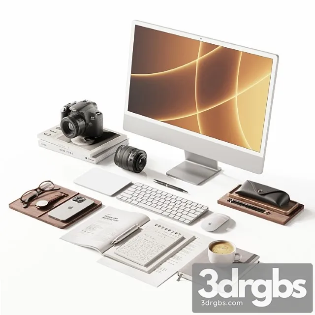 Workspace Composition 02 3D Model Free