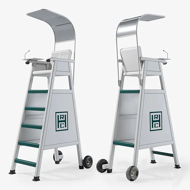 World Tournament Umpire Chair 3D Model