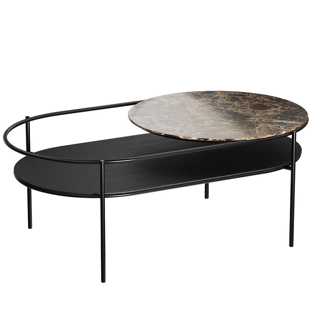 Woud - Coffee table Verde 3D Model