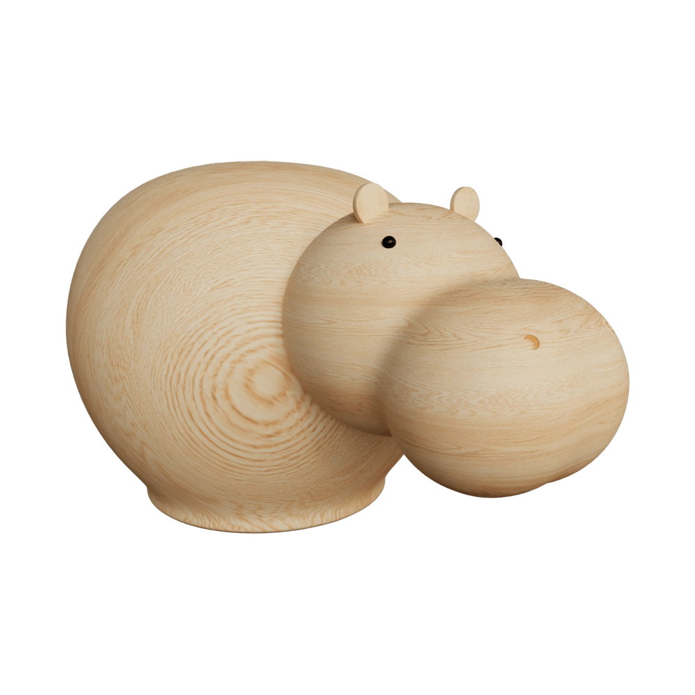 Woud - Hibo Hippopotamus 3D Model