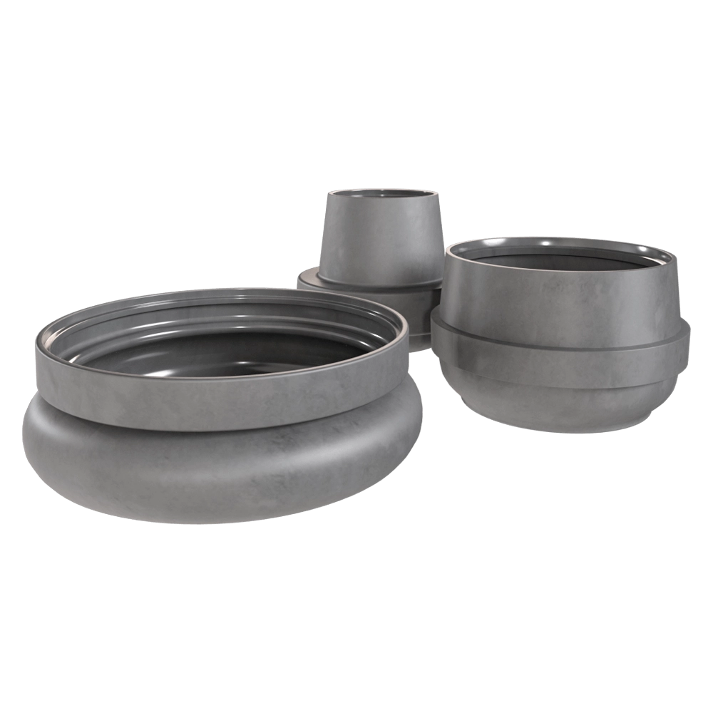 Woud - Hinken vase 3x 3D Model