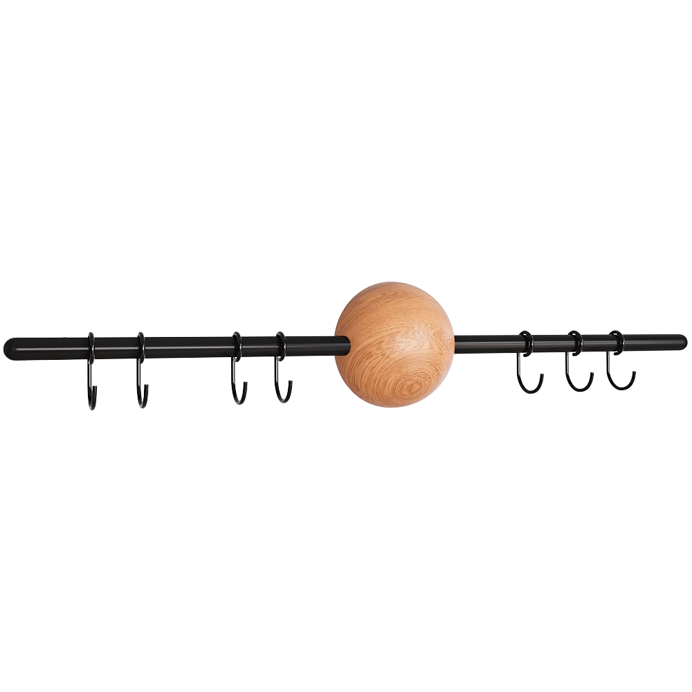 Woud - Hoop coat rack 3D Model
