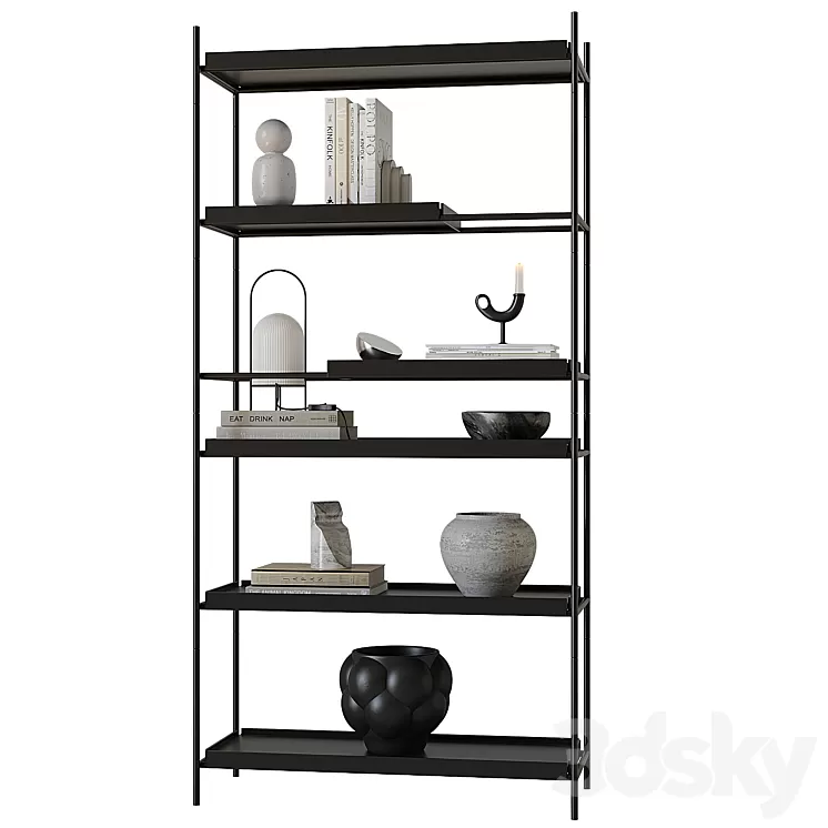 Wouddesign - TRAY SHELF (HIGH) 3D Model Free