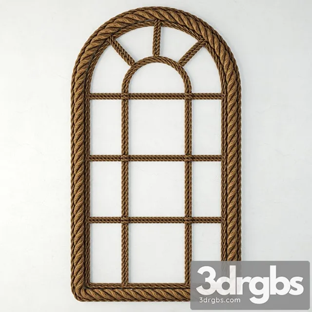 Woven Jute Arch Wall Decor Pier 1 Imports 3D Model Free