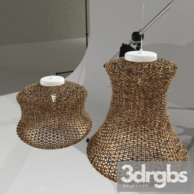 Woven Lamp 3D Model Free