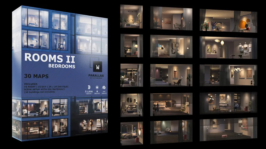 wParallax - One Click Interiors - Bundle 1 & 2