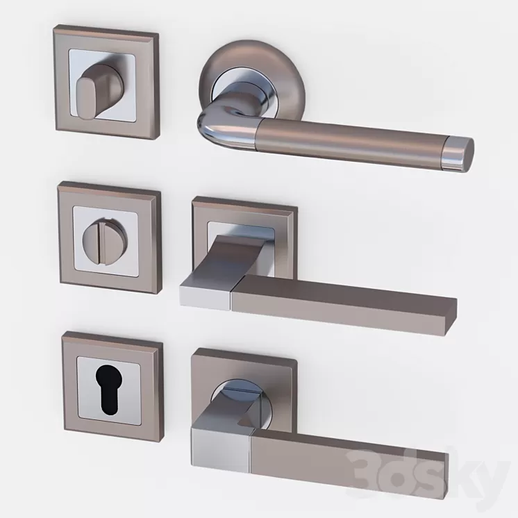 Wrap door handles 3D Model