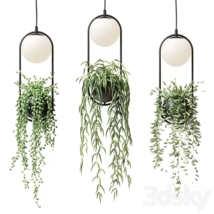 Wren - Sky Garden Planter Light 3D Model