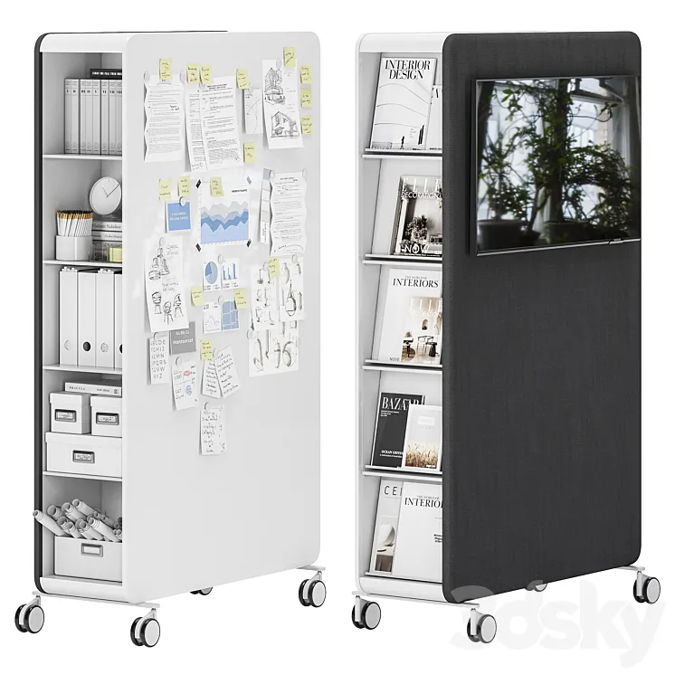 Writable and sound-absorbing wall sections Cascando Pillow Space Free Download
