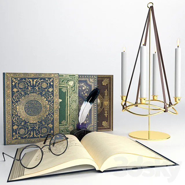 Writers decorative set Free Download