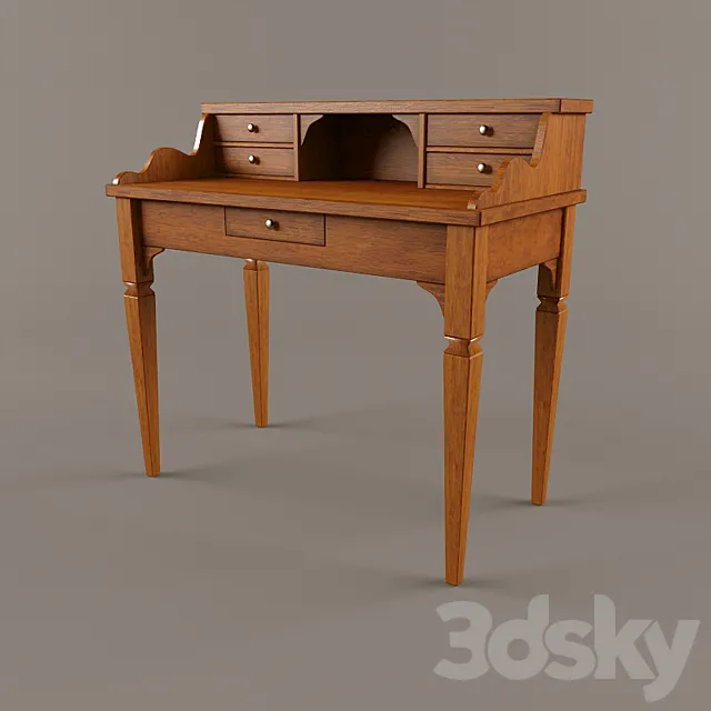 Writing desk or Bureau BetaMobili 3DModel