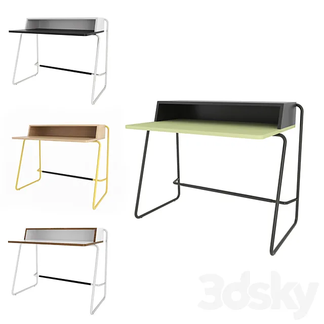 Writing desk THONET 3D Model