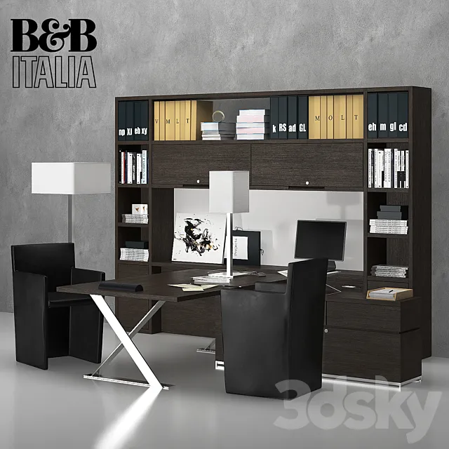 Writing_desk_AC_EXECUTIVE_B & B_Italia Free Download