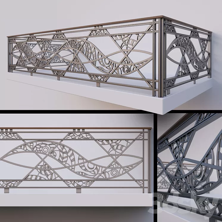Wrought fence 3D Model