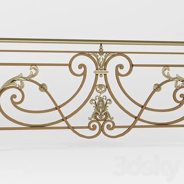 Wrought fence 3D Model