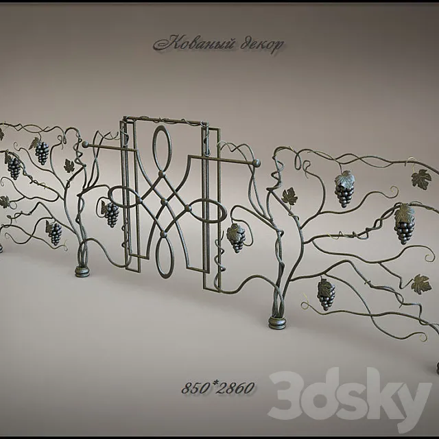 Wrought-iron decor 3DModel
