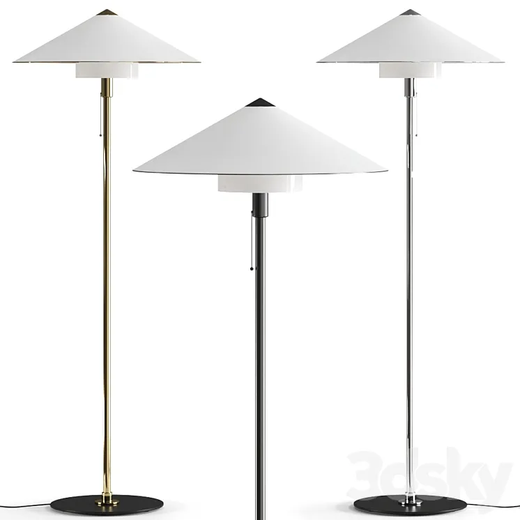 Wstl30 Bauhaus Wagenfeld by Tecnolumen Floor Lamp 3D Model Free