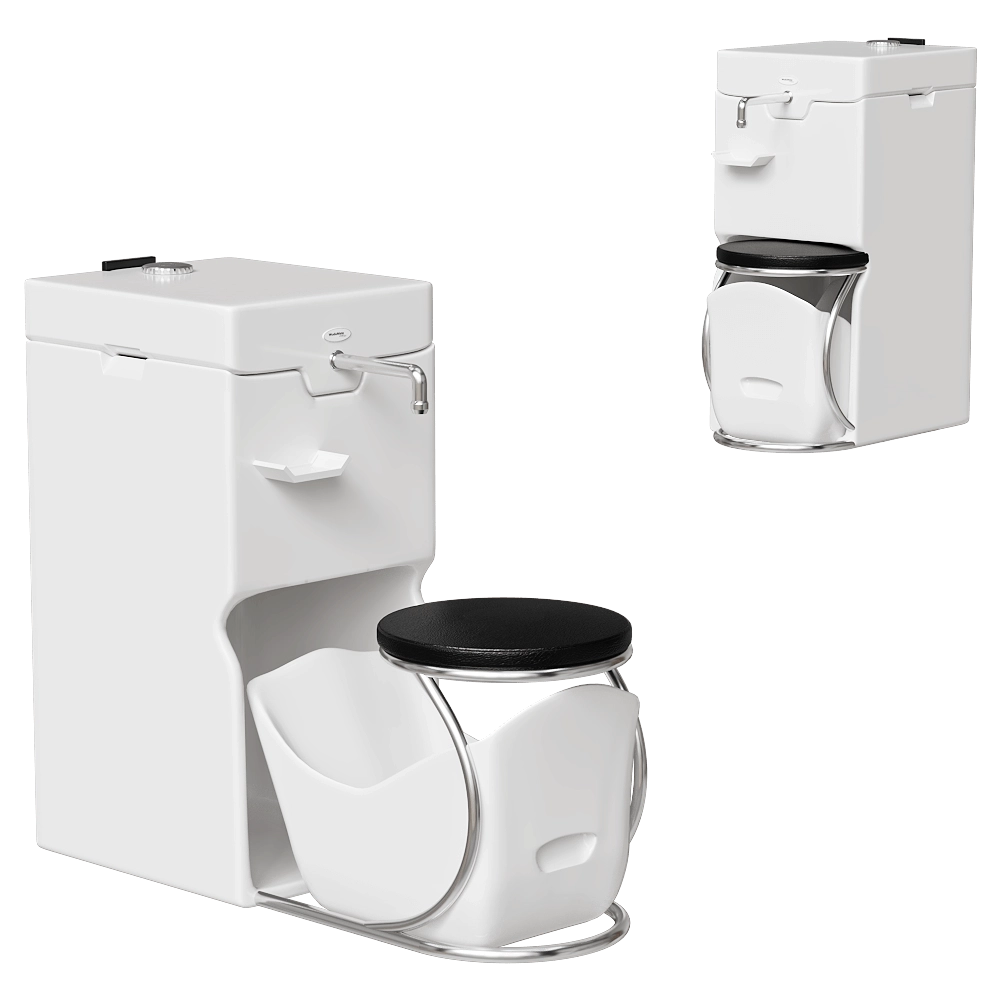 WuduMate - Foot Bath Mobile 3D Model