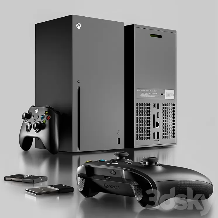 Xbox Series X 3D Model
