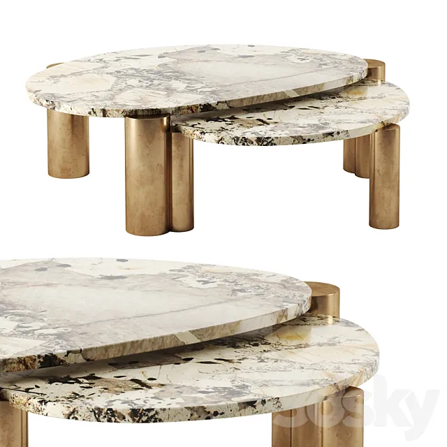 Xenolith table by Ben Barber 3D Model