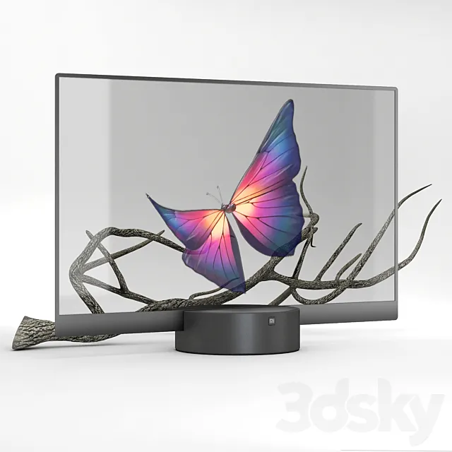 Xiaomi TV Lux Transparent Edition 55 " 3DModel