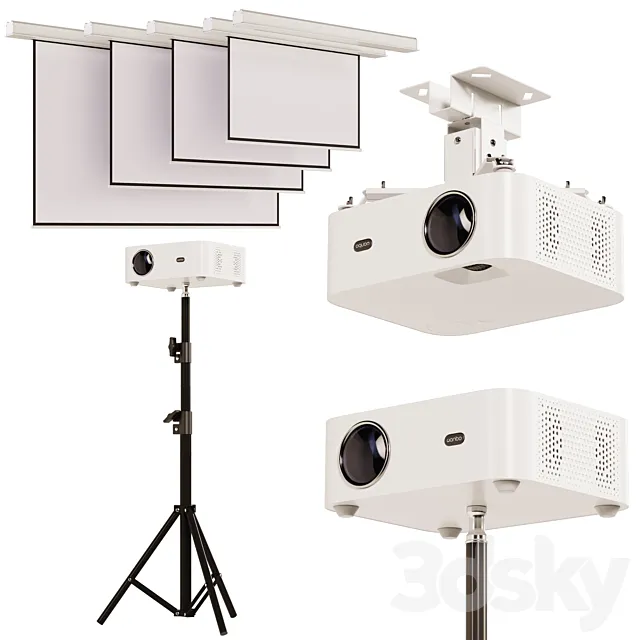 Xiaomi wanbo projector and projection screens Free Download
