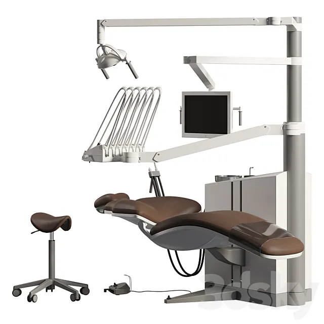 XO FLEX Dental Chair 3D Model