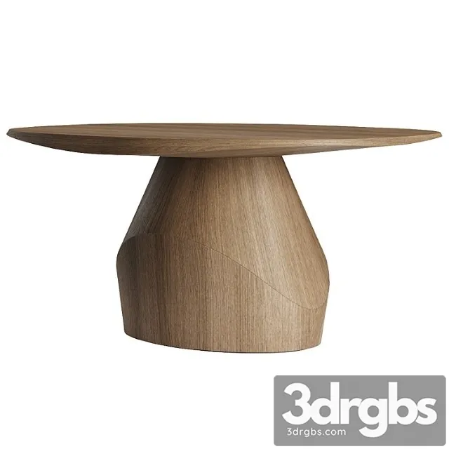 Yab Dining Table 2 3D Model Free