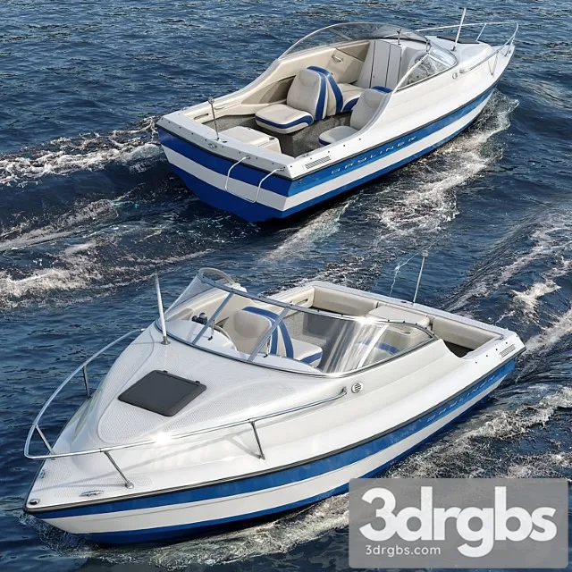 Yacht Boat Bayliner 3D Model Free