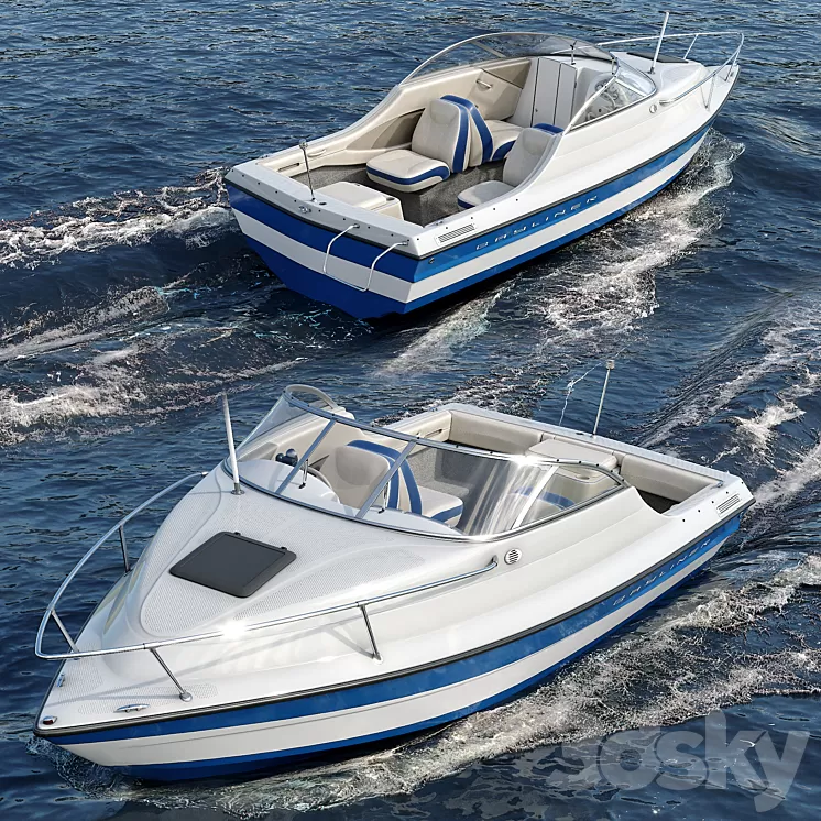 Yacht. Boat. bayliner 3D Model