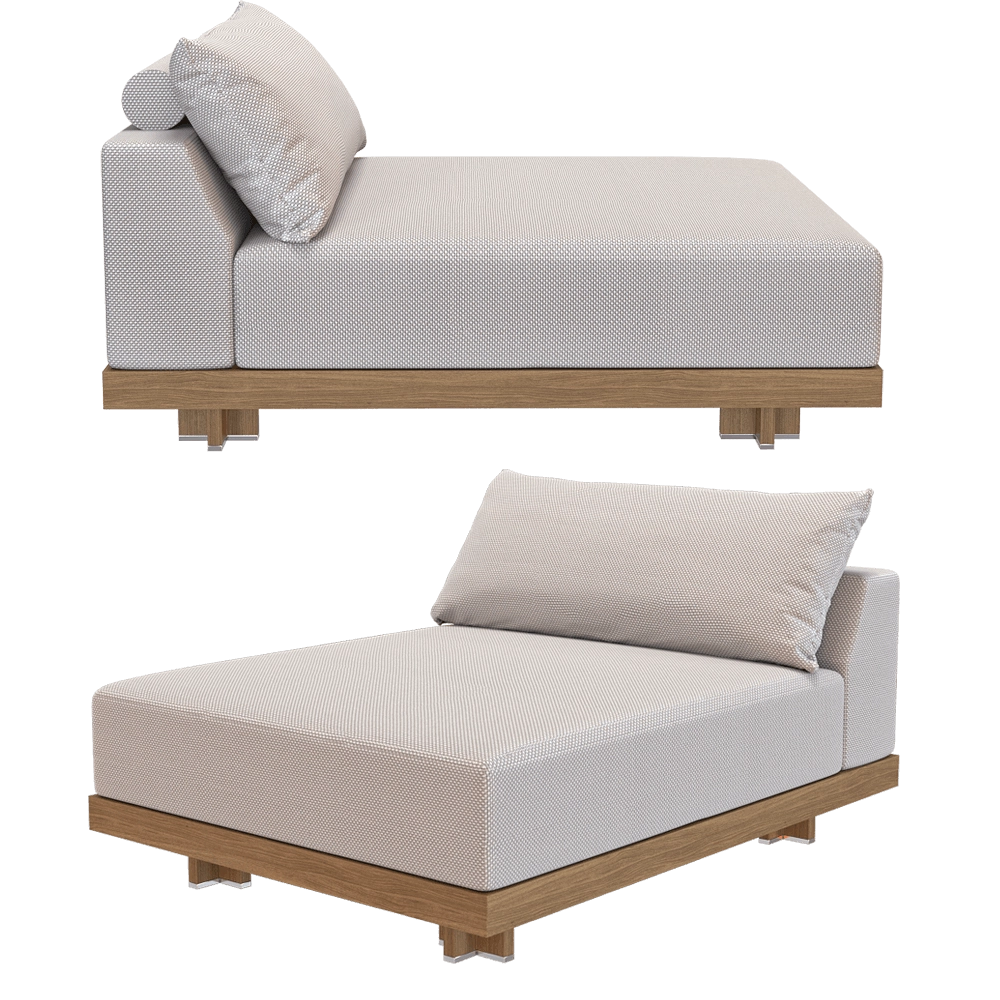 Yachtline Design - Sofa module lounge GRID GR.12.67 3D Model
